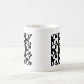 Pasten und Streifen für Hunde, schwarz und weiß Kaffeetasse (Mittel)