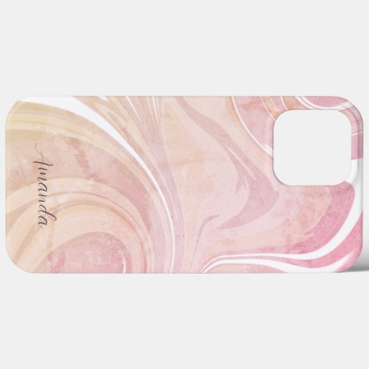 Pastete Abstrakte Hübsche Personalisierte Bezeichn Case-Mate iPhone Hülle (Rückseite (Horizontal))