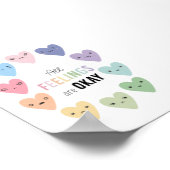 Pastete Alle Gefühle sind OK Poster (Ecke)