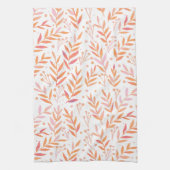 Pastete Aquarellfarben, orange und rosa Geschirrtuch (Vertikal)