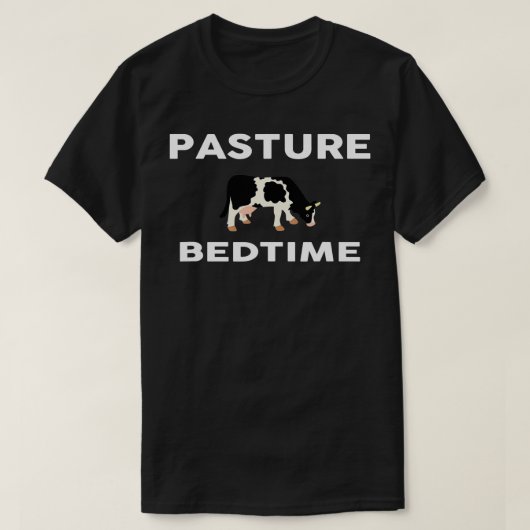 Pastete Bedtime Cow Pajamas PJ Bauer Rancher T-Shirt (Design vorne)