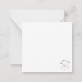 Pastete Blume in Delft Vases Flachnotierkarte Mitteilungskarte (Rückseite)