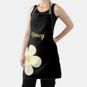 Pastete Blume mit benutzerdefiniertem Text Schürze (InSitu)