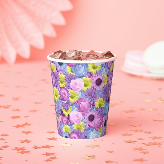 Pastete Blume Papier Cup Pappbecher (Insitu)
