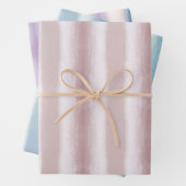 Pastete Fade Pink Lila Wasserfarben Geschenkpapier Set (Beispiel)