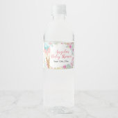 Pastete Ice Creme Floral Wasser Flasche Etikett (Vorderseite)