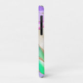 *~* Pastete Regenbogen-Agate Sun Rays Gold-Star-St Case-Mate iPhone Hülle (Hinten/Links)