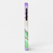 *~* Pastete Regenbogen-Agate Sun Rays Gold-Star-St Case-Mate iPhone Hülle (Hinten/Links)