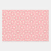 Pastete Regenbogenfeder Rosa Set von 3 Geschenkpapier Set (Vorderseite 2)