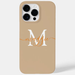 Pastete Script Monogram Personalisiert Phone Case
