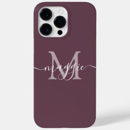 Pastete Script Monogram Personalisiert Phone Case