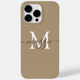 Pastete Script Monogram Personalisiert Phone Case