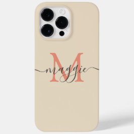 Pastete Script Monogram Personalisiert Phone Case