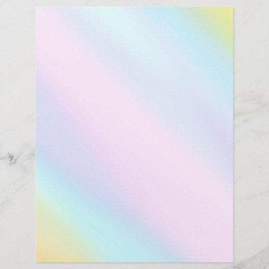 Pastete Springtime Pale Light Watercolor Wash Briefbogen (Vorderseite)