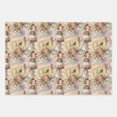 Pastete Viktorianisches Weihnachtswrapping Papier (Vorderseite 3)