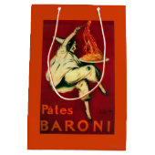 Pasteten Baroni Vintages PosterEurope Mittlere Geschenktüte (Rückseite)