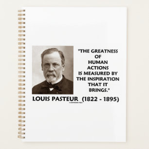 Pasteur Gutes menschliches Handeln Inspiration Planer