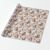 Pasteur Kittens Weihnachtswrapping Paper Geschenkpapier (Ungerollt)