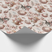Pasteur Kittens Weihnachtswrapping Paper Geschenkpapier (Ecke)