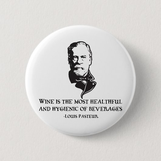 Pasteur - Wein Button (Vorderseite)