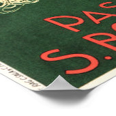 PASTIFICIO S BONETTI Padova Italien Pasta Advert Poster (Ecke)