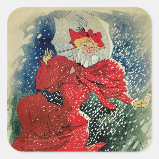 Pastilles Geraudel Quadratischer Aufkleber (Vorderseite)