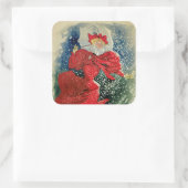 Pastilles Geraudel Quadratischer Aufkleber (Tasche)