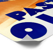 Pastis Olive - Vintager französischer Wein Poster (Ecke)