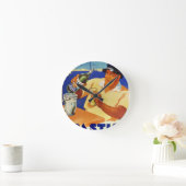 Pastis Olive - wie in Marseille Runde Wanduhr (Zuhause)