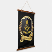Pastmaster Hanging Tapestry Wandteppich Mit Holzrahmen (Gewinkelt)