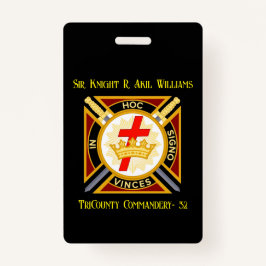 Pastmaster/ Knight Templar Ausweis