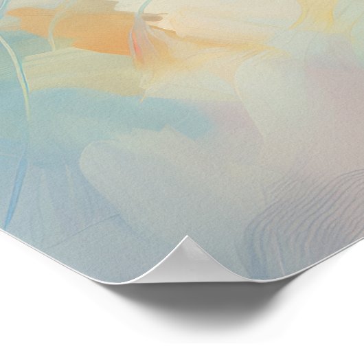 Pastor Abstrakte Wasserfarben Wand an Wand Poster (Ecke)