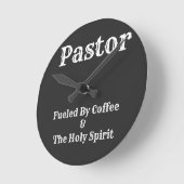 Pastor Acrylic Wall Clock Runde Wanduhr (Winkel)