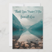 Pastor am Rocky Beach Bewertung aus der Gemeinde Dankeskarte (Vorderseite)