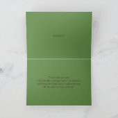 Pastor-Anerkennung Dankeskarte (Innenseite)