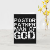 Pastor Appreciation Gift For Dads Pastor Father Ma Karte (Gelbe Blume)