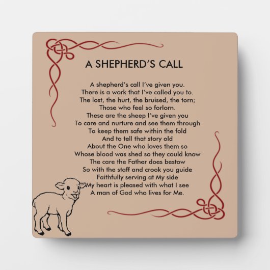 Pastor Appreciation Plaque Fotoplatte (Vorderseite)