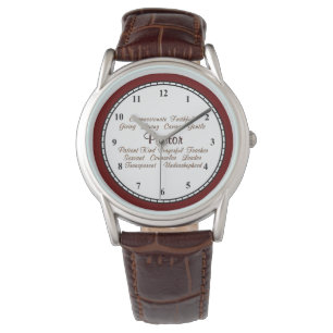 Pastor-Attribute Armbanduhr
