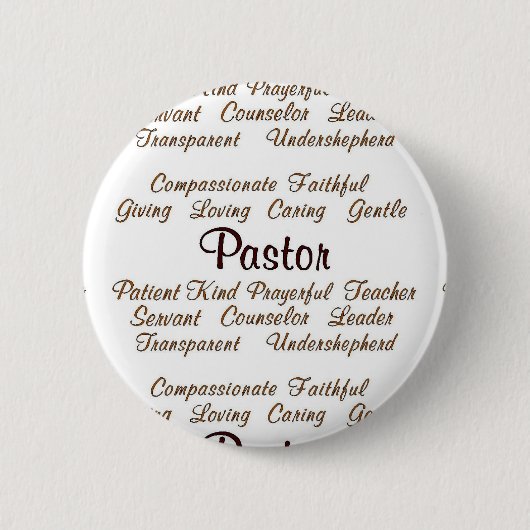 Pastor-Attribute Button (Vorderseite)