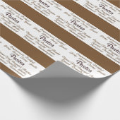 Pastor-Attribute Geschenkpapier (Ecke)