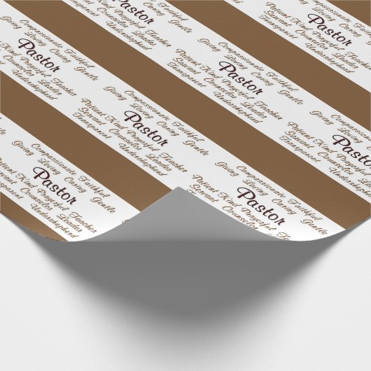 Pastor-Attribute Geschenkpapier (Ecke)