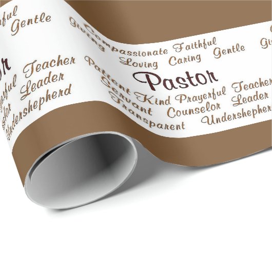 Pastor-Attribute Geschenkpapier (Rolleneckpunkt)