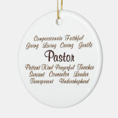 Pastor-Attribute Keramikornament (Links)