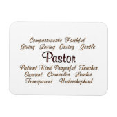 Pastor-Attribute Magnet (Horizontal)