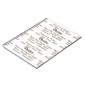 Pastor-Attribute Notizblock (Linke Seite)