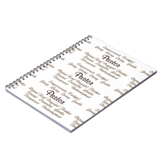 Pastor-Attribute Notizblock (Linke Seite)