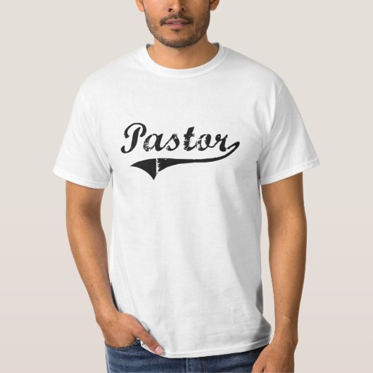 Pastor-beruflicher Job T-Shirt (Vorderseite)