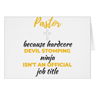 Pastor Beursache Hardcore Devil Stomping Ninja bl