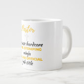 Pastor Beursache Hardcore Devil Stomping Ninja bl Jumbo-Tasse (Vorderseite Rechts)