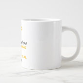 Pastor Beursache Hardcore Devil Stomping Ninja bl Jumbo-Tasse (Rechts)